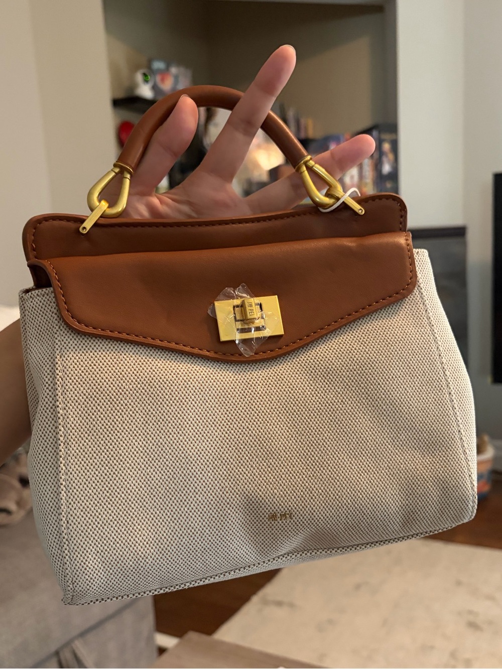 NEW- Anthropologie JW Pei Lucia Canvas Bag - Picture 7 of 9